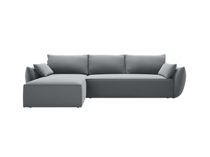 Kaelle — Corner Sofa (252x165x87 cm) Grey (Bluvel 10) Left