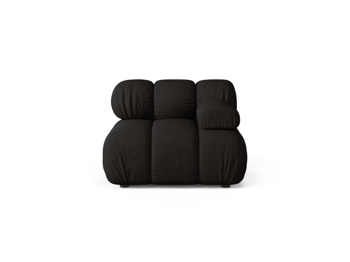 Bellis — Modular Sofa (94x94x70 cm) Black (Liberty 22) Right