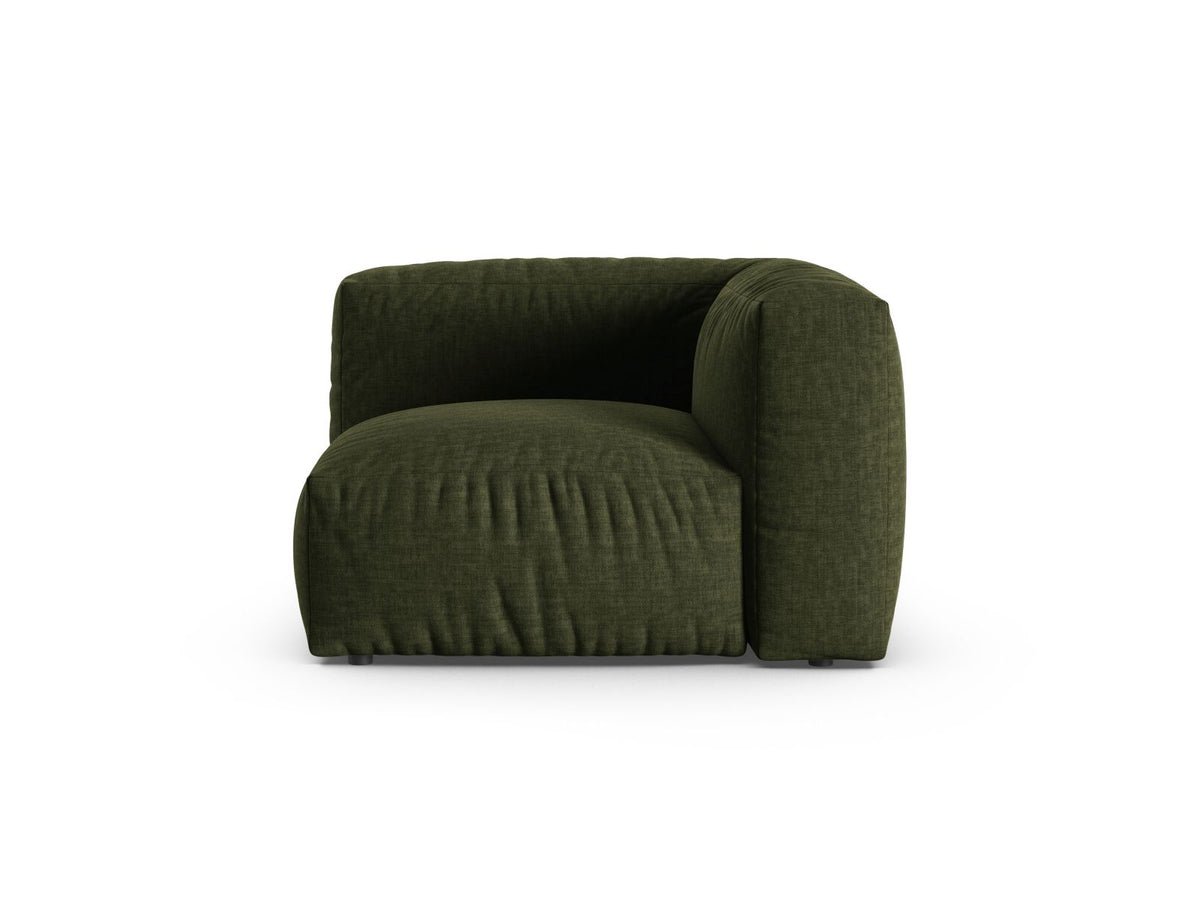 Martina — Modular Sofa Green (Boston Forest) Black Plastic Unknown