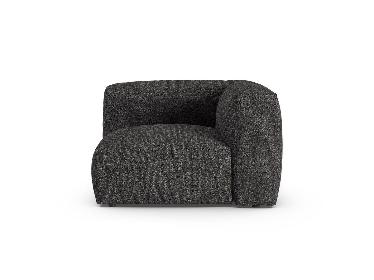 Martina — Modular Sofa Anthracite (Monet Anthracite) Black Plastic Unknown