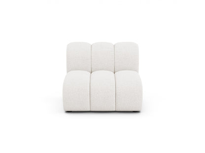 Lupine — Modular Sofa White (Baloo 2073) Black Plastic