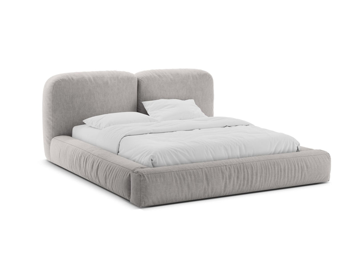 Martina — Bed Light Grey (Boston Light Grey) Black Plastic