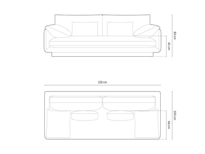 Torino — Diivan (220,0 x 103,0 x 83,0 cm)