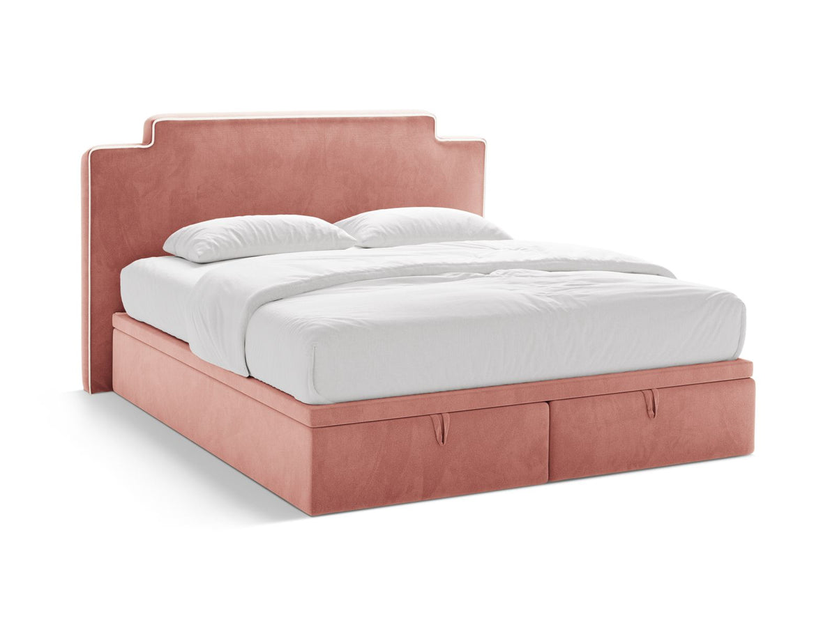 Princess — Bed (180x211x122 cm) Ivory && Pink (Magic Velvet 2256 && Magic Velvet 2257)