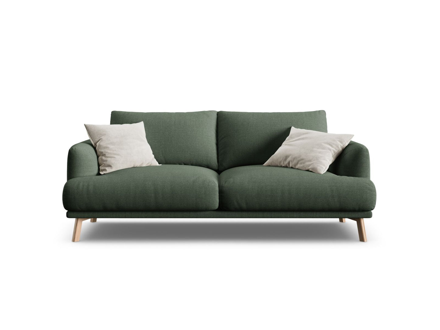 Naomi — Sofa Moss Green (Liberty 12) Wood