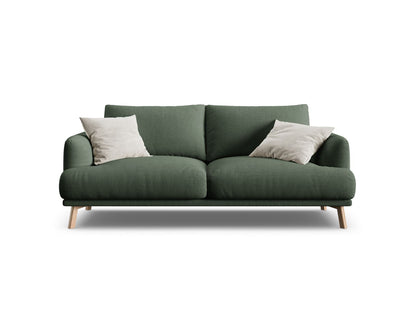 Naomi — Sofa Moss Green (Liberty 12) Wood