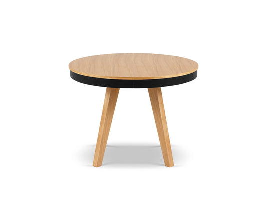 Ludia — Table Natural Oak Veneer and Oak (Wood) Wood