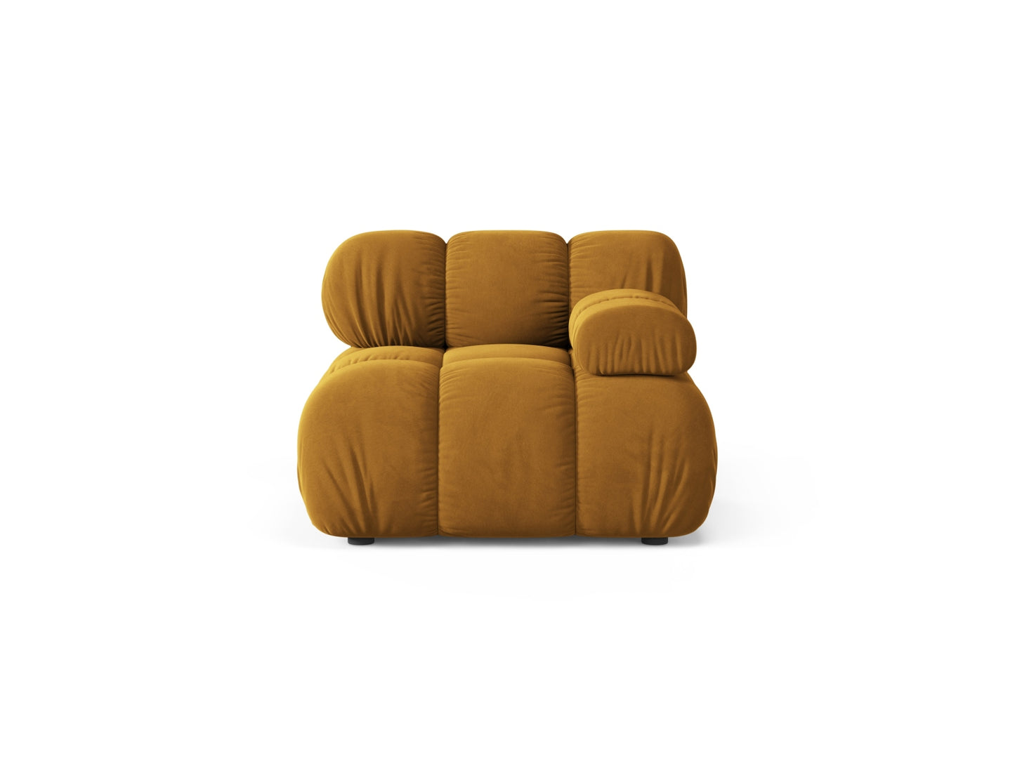 Bellis — Modular Sofa (94x94x70 cm) Yellow (Bluvel 68) Right