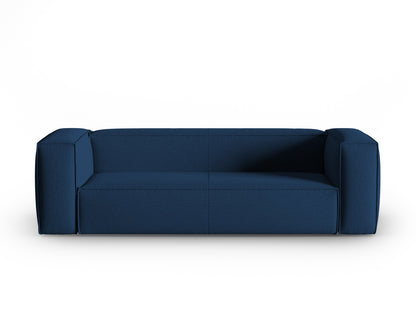 Mackay — Sofa Dark Blue (Bubble 16) Black Plastic