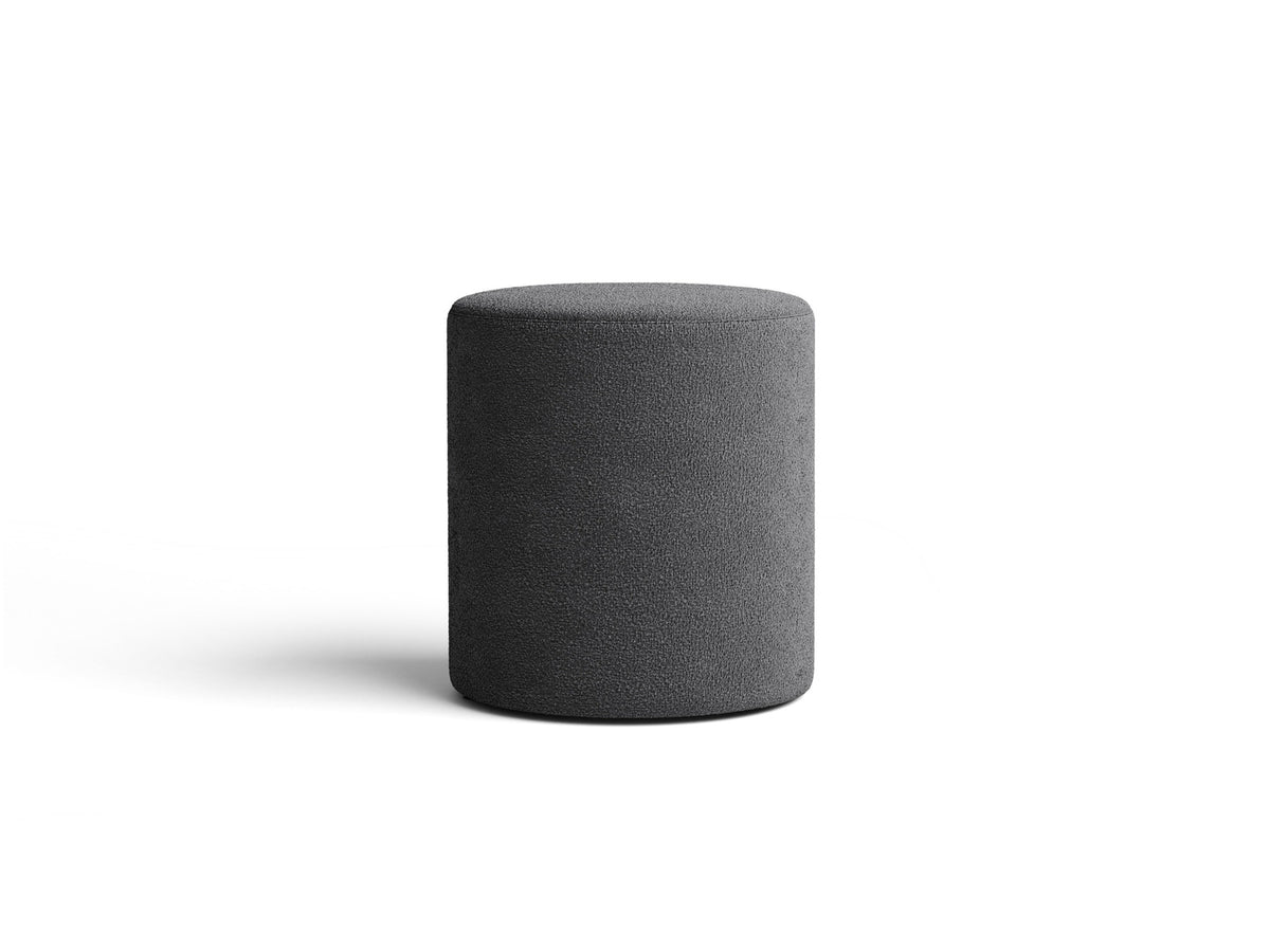 Dia — Pouf Dark Grey (Baloo 2083) Black Plastic
