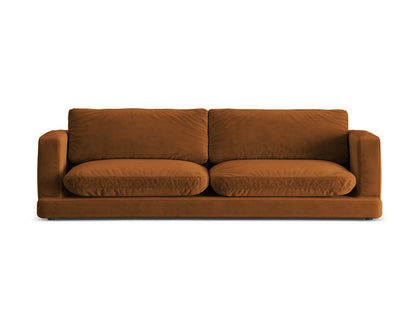 Ibiza — Sofa Terracotta (Riviera 56) Black Plastic