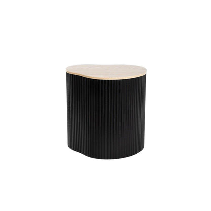 GEBO Black Coffee Table 47x37x47.5 cm - Modern Minimalist Design