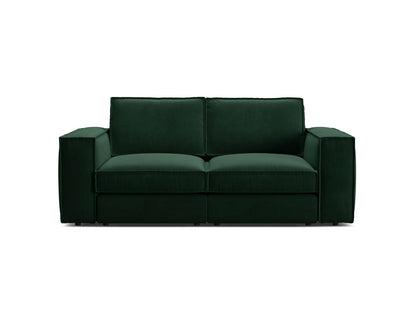 Pola — Sofa Bottle Green (Salvador 7) Black Plastic