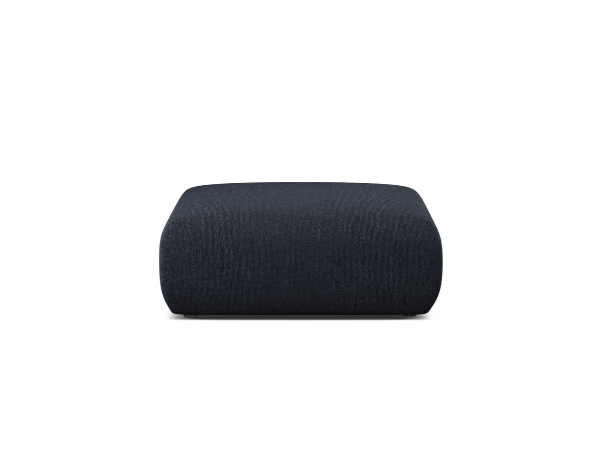 Molino — Pouf Navy Blue (Eden 16 Deep Blue) Black Plastic