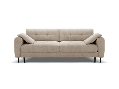 Bemy — Sofa Beige (Sorella 03) Black Metal
