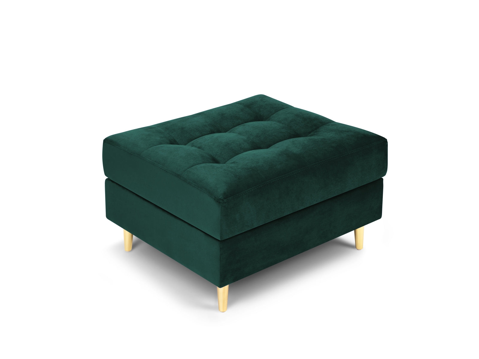 Aspen — Pouf Petrol (Salvador 6) Gold Metal