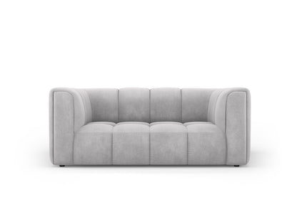 Moritz — Sofa Light Grey (Rebel 5) Black Plastic