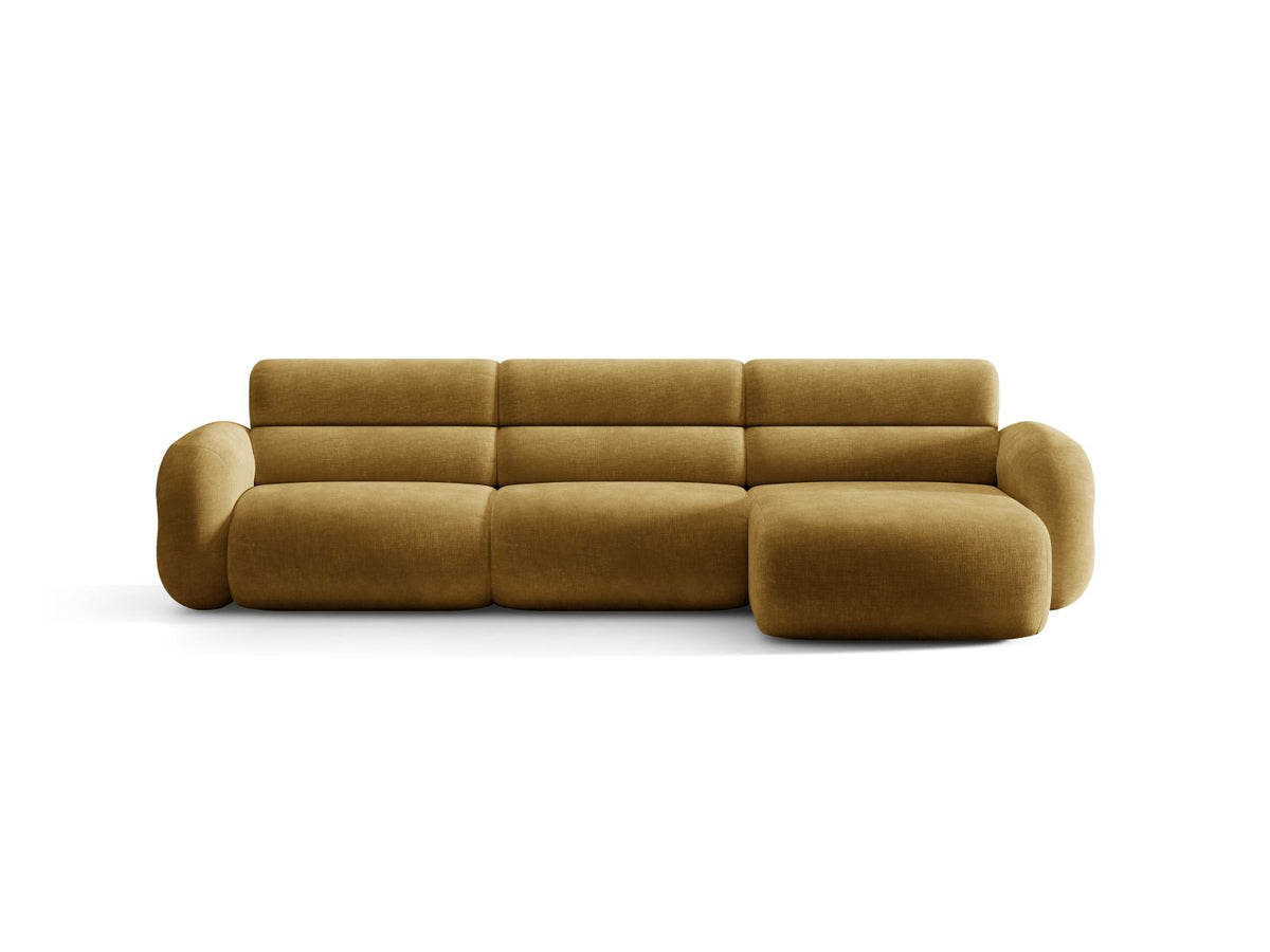 Neo — Corner Sofa (305x165x83 cm) Mustard (Golden 46) Right