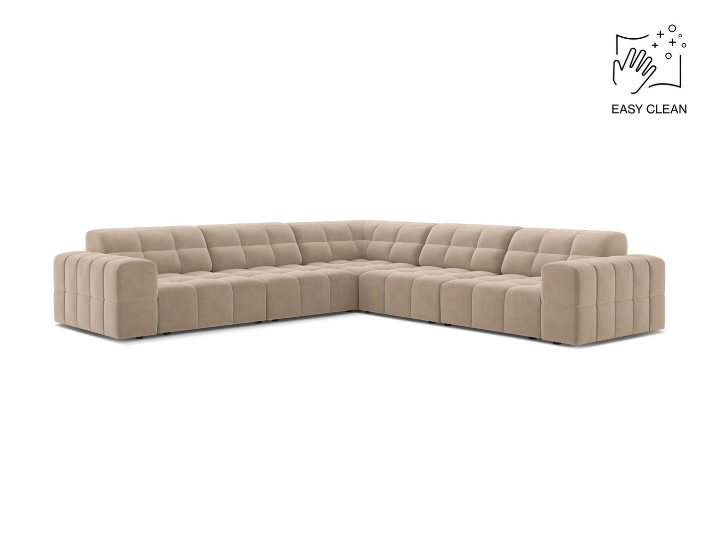 Jennifer — Corner Sofa (285x285x78 cm) Beige (Venus 2928)