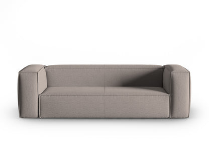 Mackay — Sofa Cappuccino (Bubble 4) Black Plastic