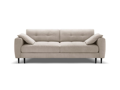 Bemy — Sofa Beige (Salvador 1) Black Metal