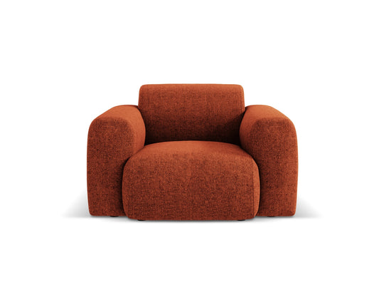 Nolio — Armchair Terracotta (Haga 44) Black Plastic