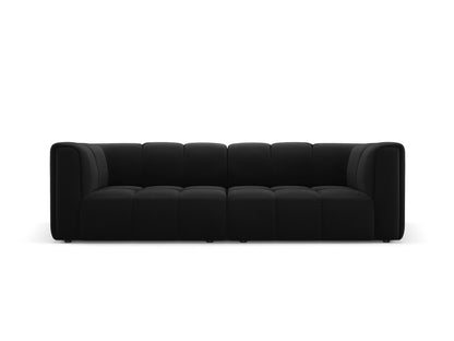 Moritz — Sofa Black (Bluvel 19) Black Plastic