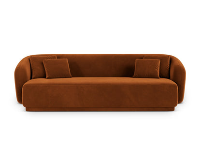 Gomera — Sofa Terracotta (Salvador 14) Black Plastic