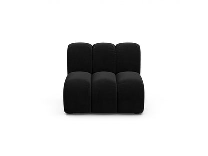 Lupine — Modular Sofa Black (Salvador 19) Black Plastic