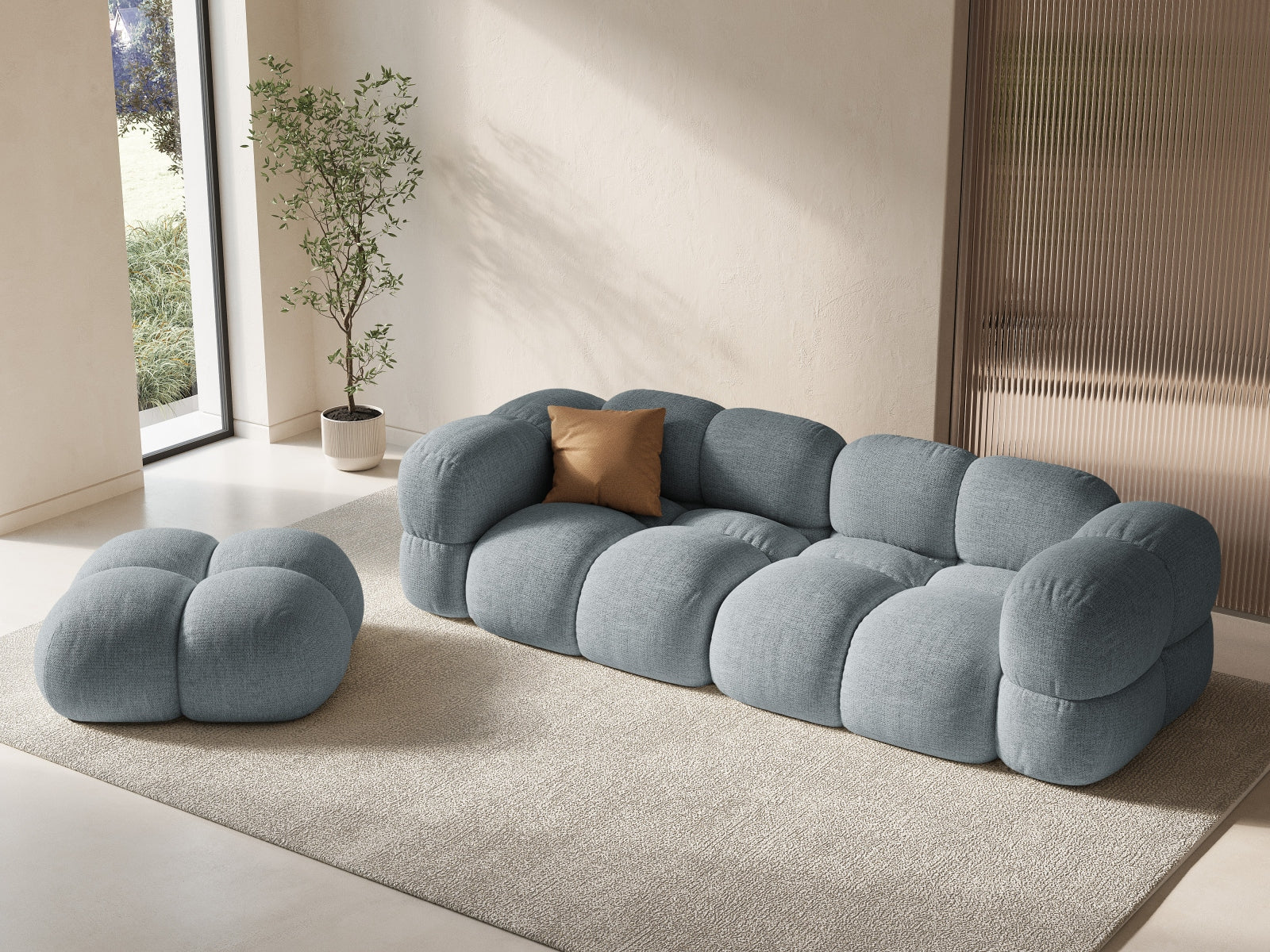 Loretto — Pouf (90x90x40 cm)