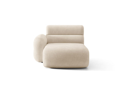 Neo — Chaise Longue (110x165x83 cm) Light Beige (Golden 03) Left