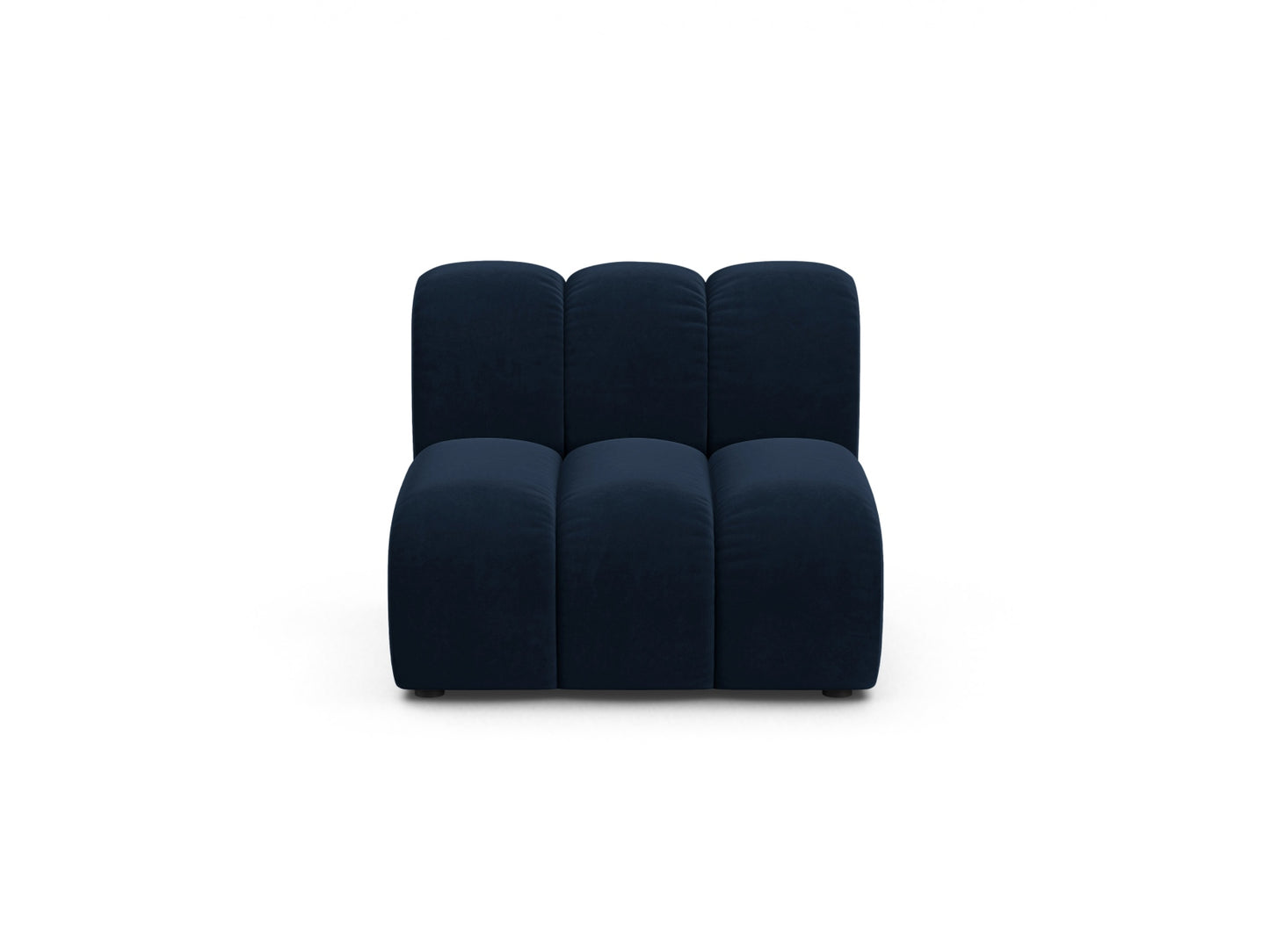 Lupine — Modular Sofa Royal Blue (Salvador 5) Black Plastic