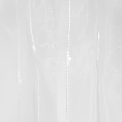 B2 Essentials White Jacquard Curtain with Tape 140x250 cm