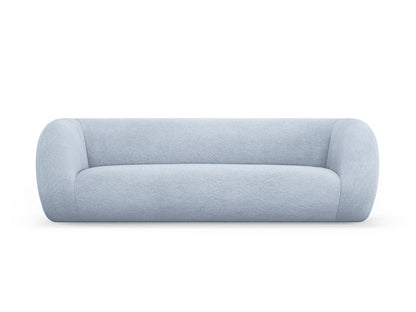 Essen — Sofa Light Blue (Baloo 2086) Black Plastic