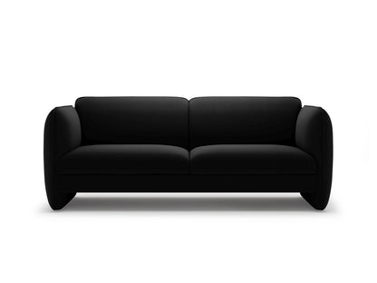 Georgia — Sofa (204x90x80 cm) Black (Magic Velvet 2219)
