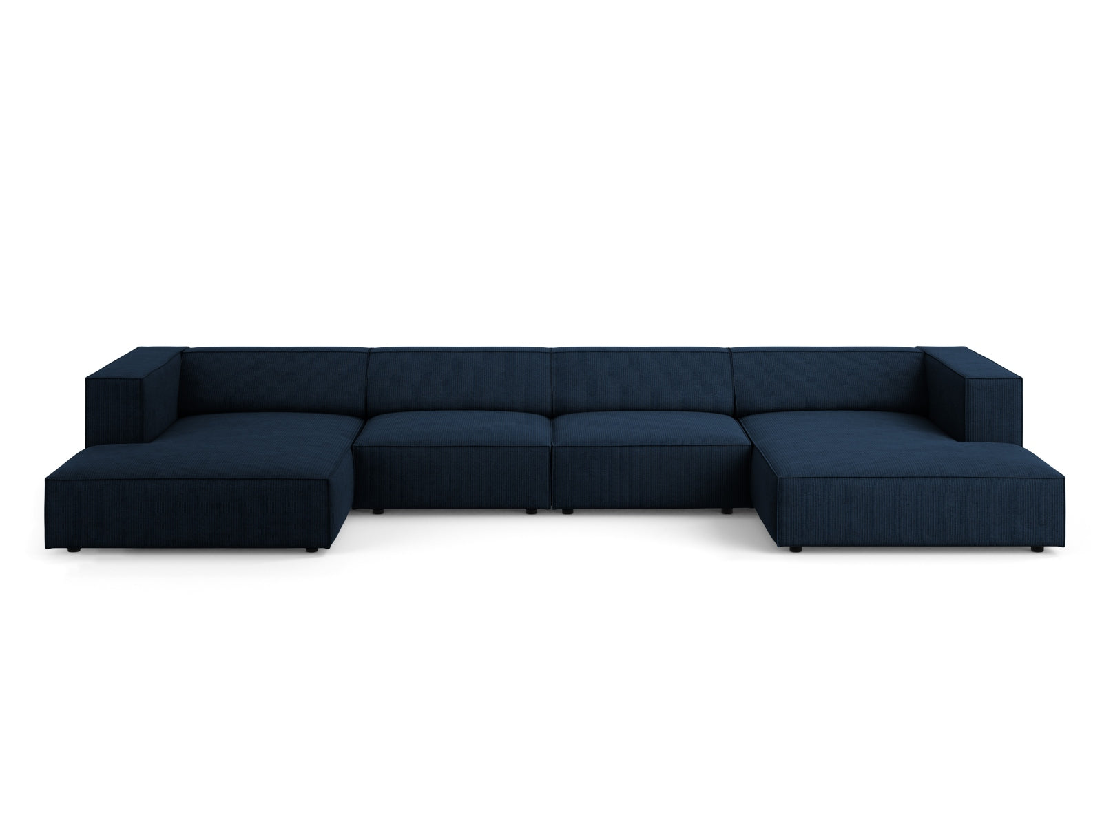 Arendal — Panoramic diivan Royal Blue (Brave Me 7) must plastik