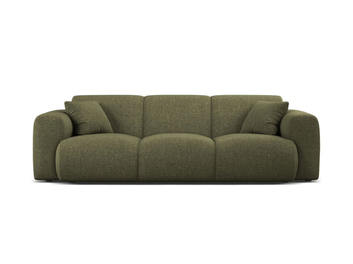 Molino — Sofa Green (Eden 12 Olive) Black Plastic