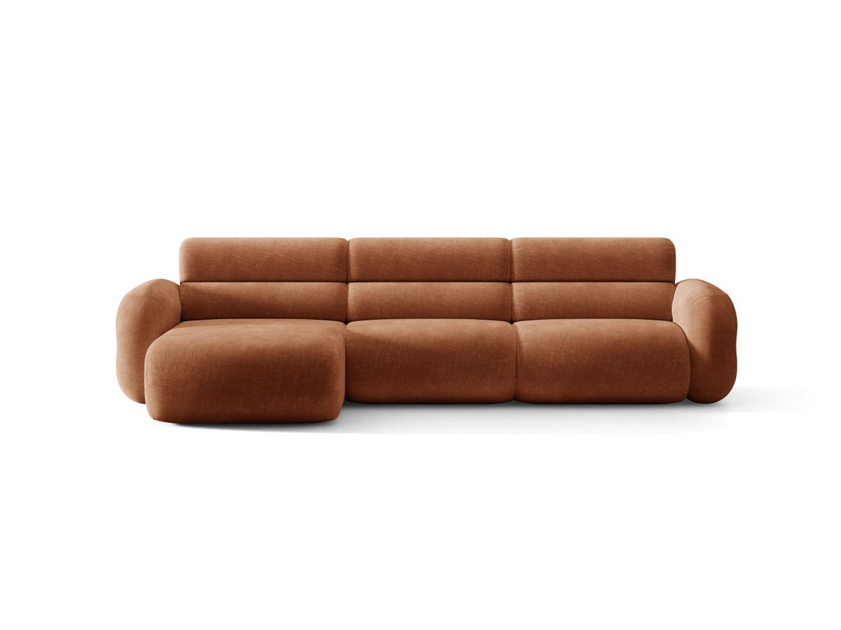 Neo — Corner Sofa (305x165x83 cm) Terracotta (Golden 56) Left