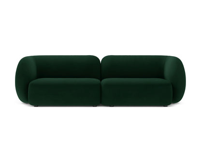 Kate — Sofa Bottle Green (Salvador 7) Black Plastic