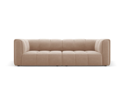 Moritz — Sofa Beige (Bluvel 28) Black Plastic