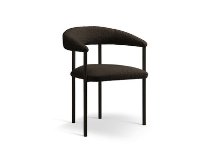 Lea — Chair (56.5x53.5x74 cm) Brown (Baloo 2081) Black