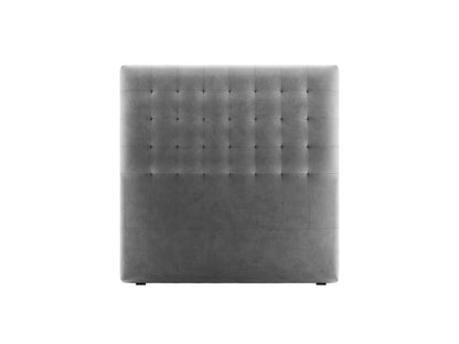 Nova — Headboard Grey (Paris Steel) Black Plastic