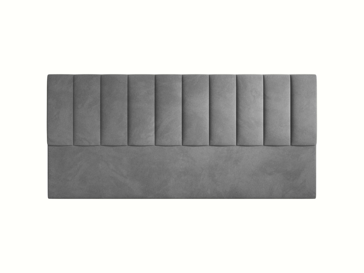 Marl — Headboard Dark Grey (Magic Velvet 2241) Black Plastic