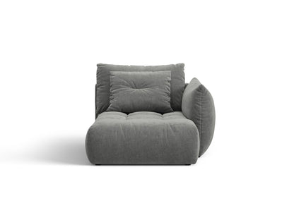 Bloom — Chaise Longue (112x152x97 cm) Dark Grey (Wind 89) Right