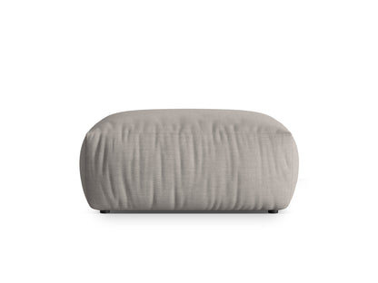 Chris — Pouf Natural (LINS 04) Black Plastic