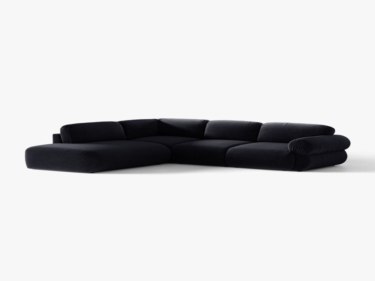 Ophelia — Corner Sofa (289x243x84 cm) Royal Blue (Salvador 5) Left