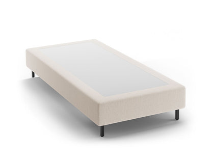 Whale — Bed Base White (BABEL WHITE) Black Metal