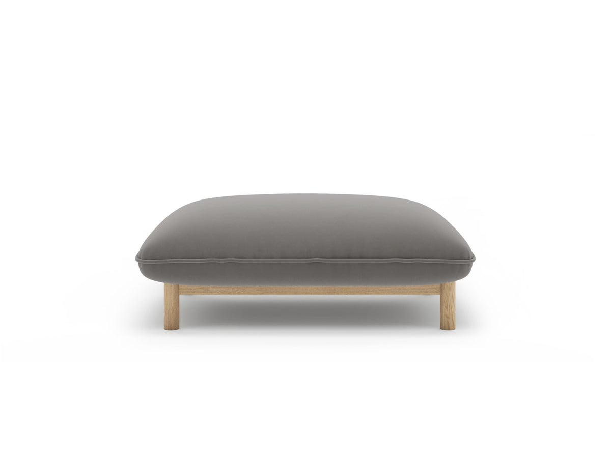 Ada — Pouf (95x65x44 cm) Grey (Casino Stone)