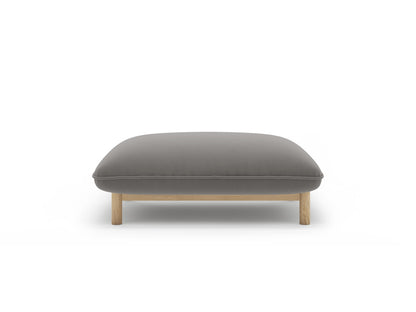 Ada — Pouf (95x65x44 cm) Grey (Casino Stone)