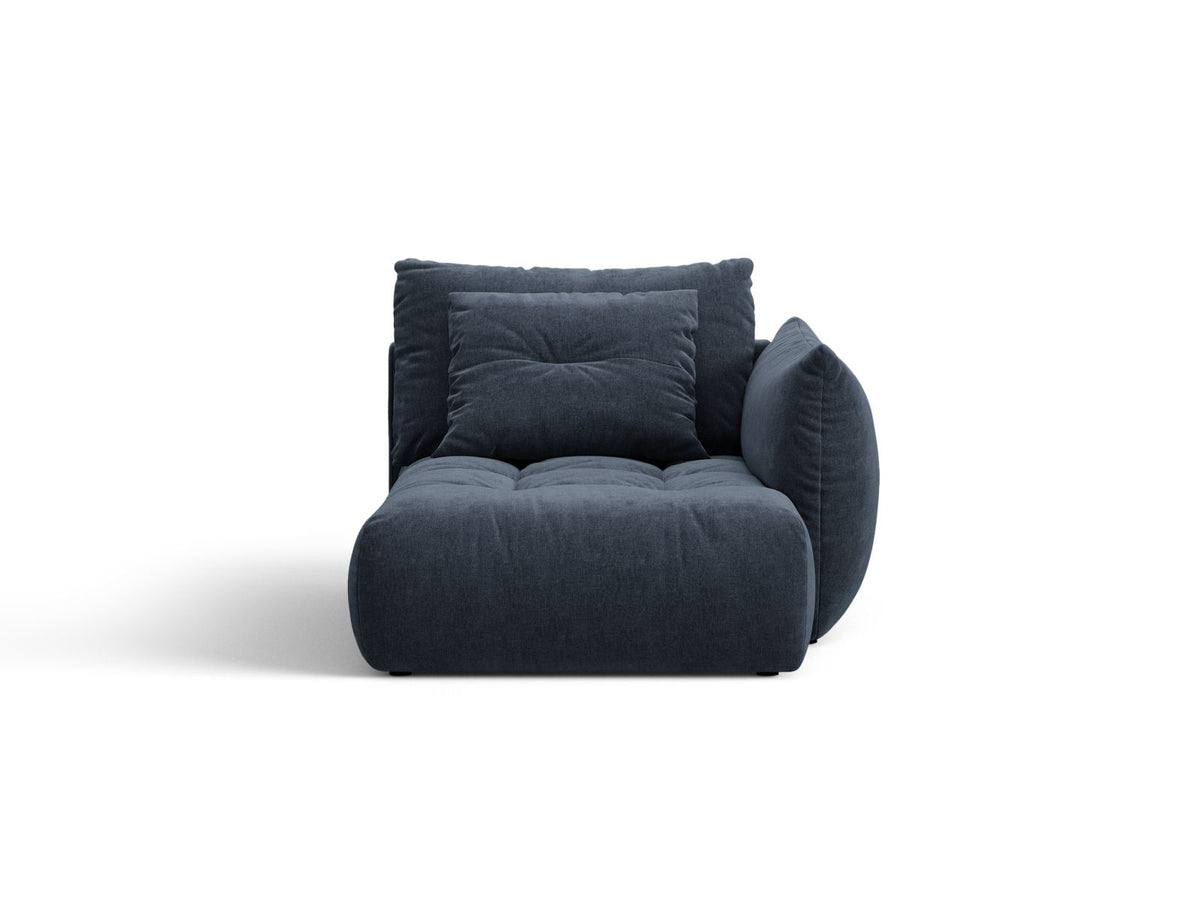 Bloom — Chaise Longue (112x152x97 cm) Navy Blue (Wind 77) Right